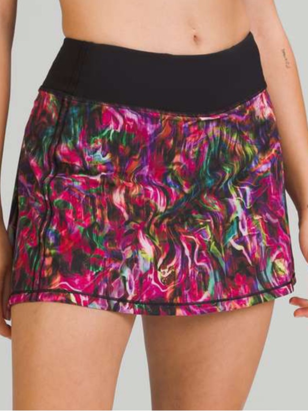 Lululemon Pace Rival Mid-Rise Skirt *Tall Hyper Flow 12 TALL
